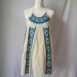 KAS Boho Embroidered Mini Dress